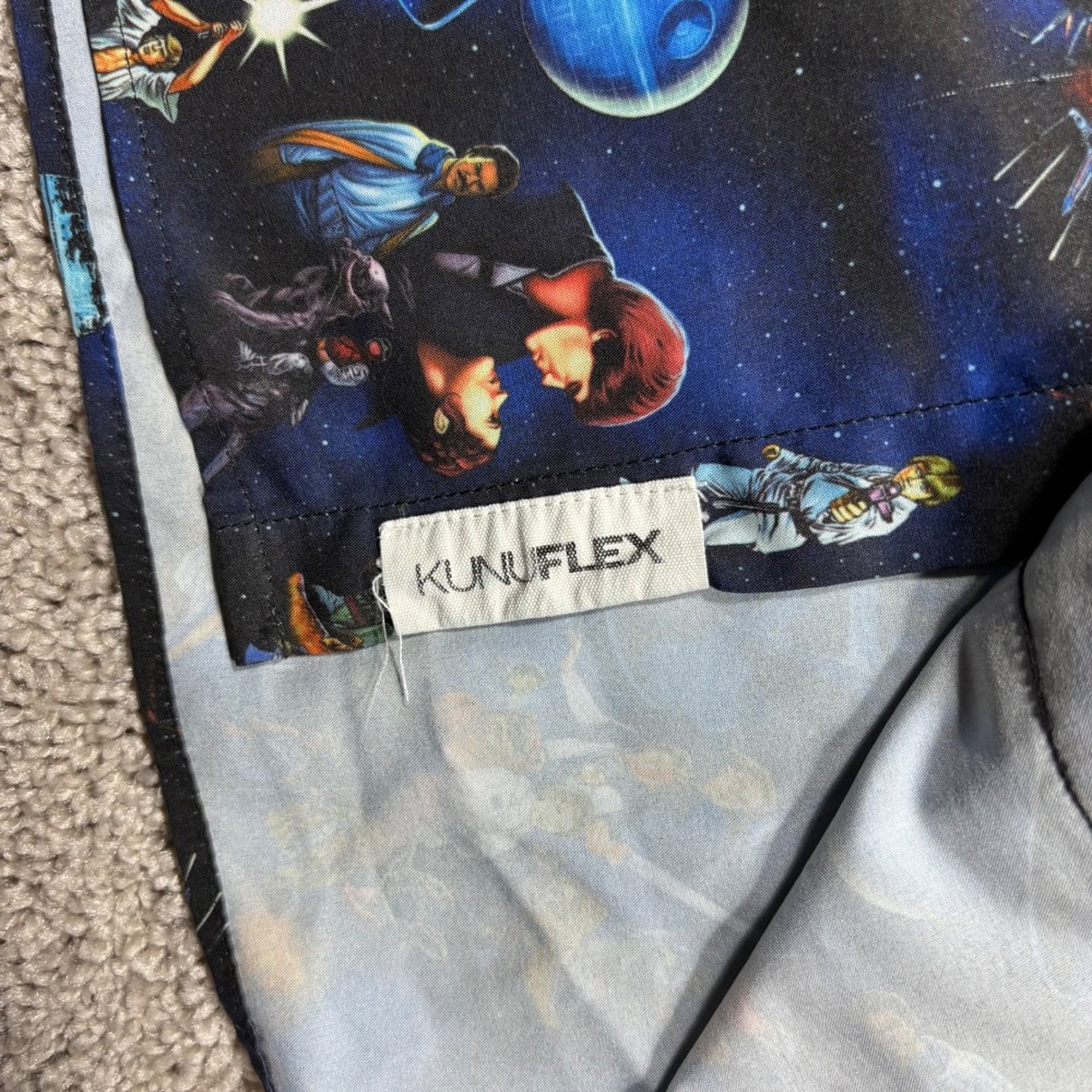 RSVLTS Star Wars The Trilogy Kunuflex Button Down Shirt Mens 4XL Character Print - Picture 7 of 9